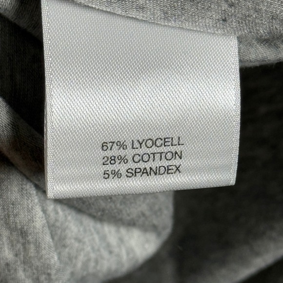 Crosby‎ & Howard Mens T-Shirt Large Gray Lyocell Soft Minimalist Basics Neutrals - Picture 8 of 9